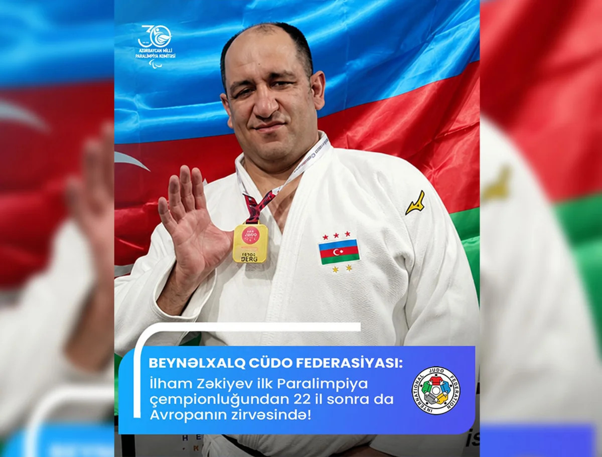 IJF İlham Zəkiyevin 10-cu dəfə Avropa çempionu olmasını əsas simvolik məqam kimi qiymətləndirib