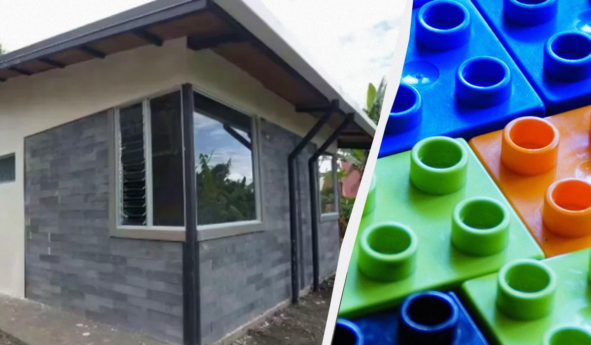 9 il torpaq üçün pul yığdı, evini isə plastik tullantılardan tikdi