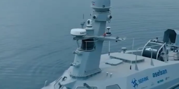 Türkiyənin pilotsuz kateri ilk dəfə mina yerləşdirib
