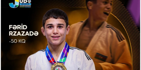 Azərbaycan cüdoçusu Fərid Rzazadə Ekvadorda dünya çempionu olub