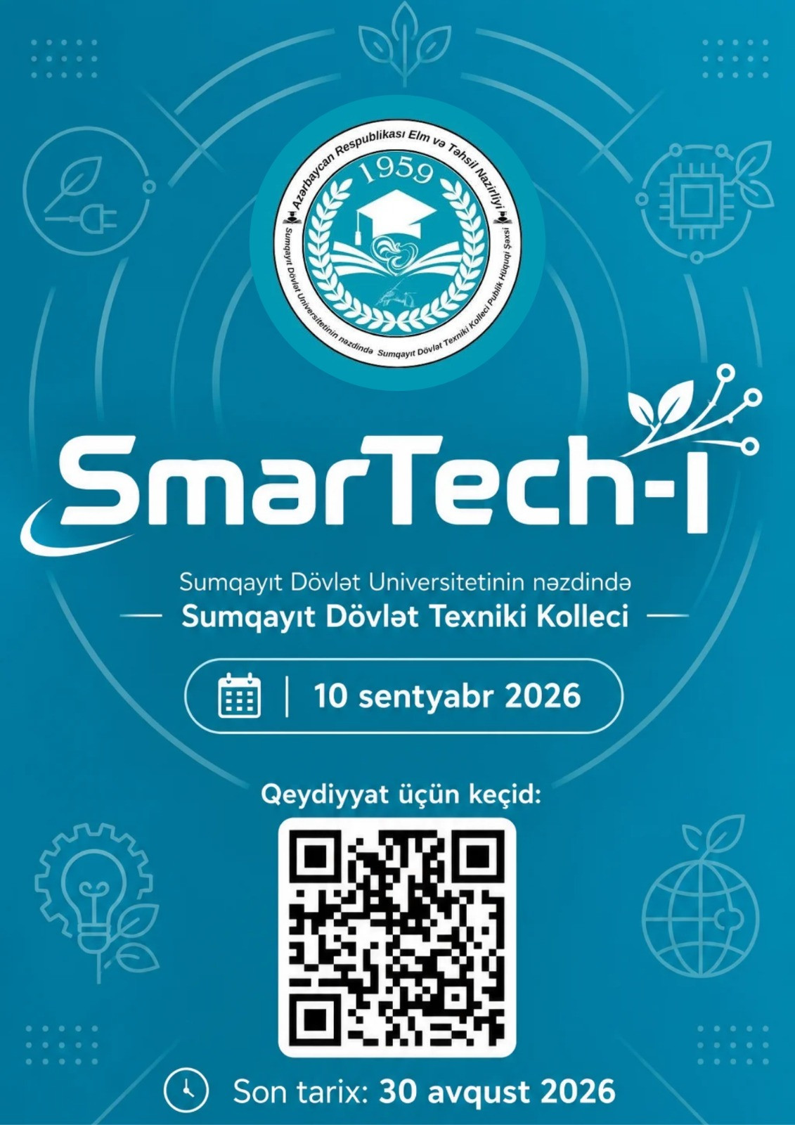 “SmarTech I” İnnovasiya Müsabiqəsi: Gənclər yaşıl və ağıllı gələcəyin layihələrini təqdim edəcəklər