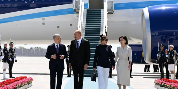 Şavkat Mirziyoyev Prezident İlham Əliyevin Özbəkistana səfəri ilə bağlı paylaşım edib