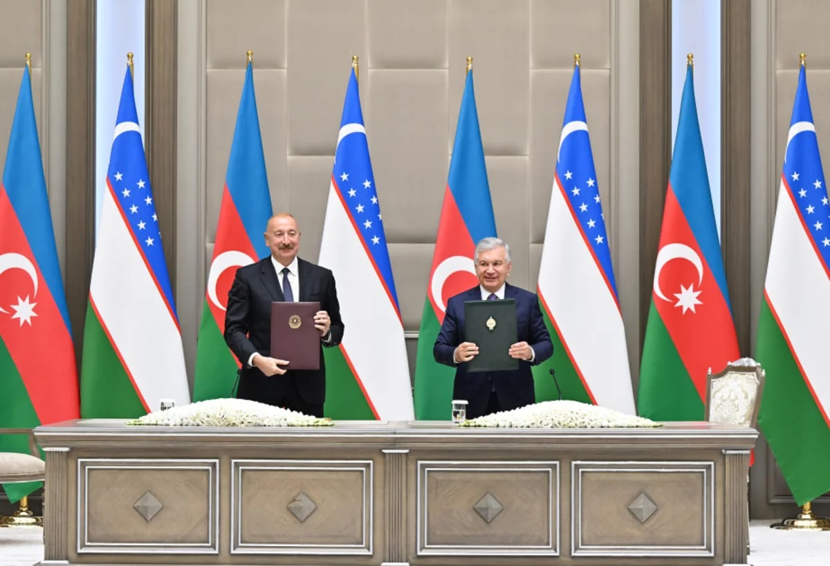 Daşkənddə Azərbaycan və Özbəkistan sənədlərinin imzalanma və mübadiləsi mərasimi olub
