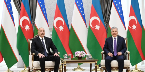 Daşkənddə Prezidentlərin təkbətək görüşü olub