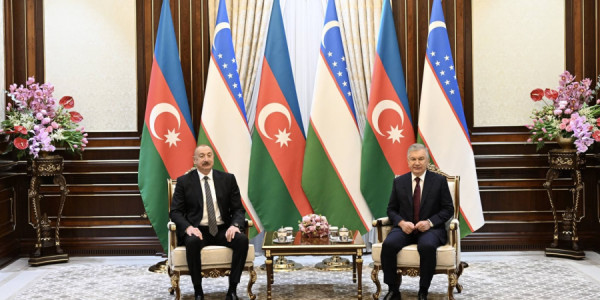 Daşkənddə Prezidentlərin təkbətək görüşü olub