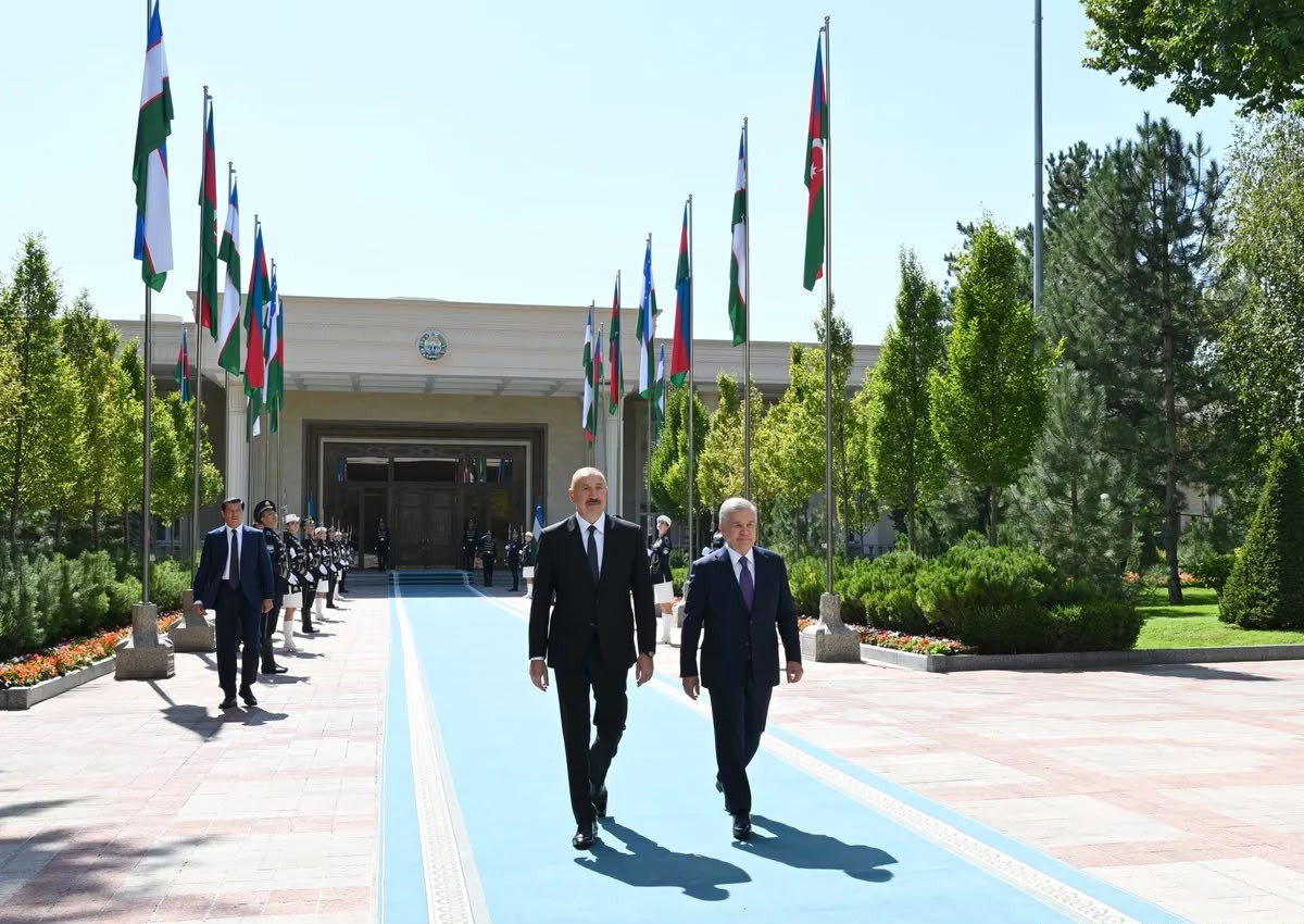 Daşkənddə Prezident İlham Əliyevin rəsmi qarşılanma mərasimi olub