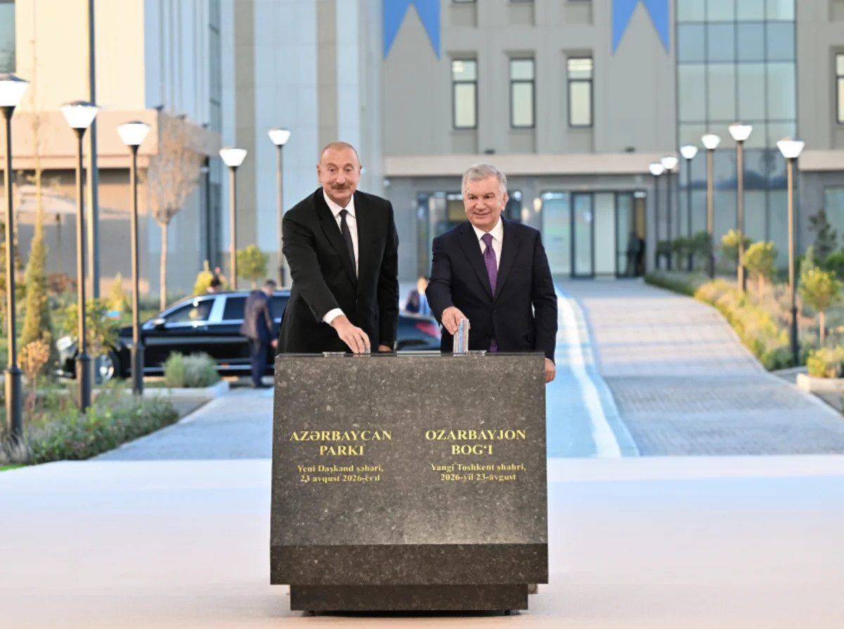 Yeni Daşkənd şəhərində Azərbaycan parkının təməli qoyulub
