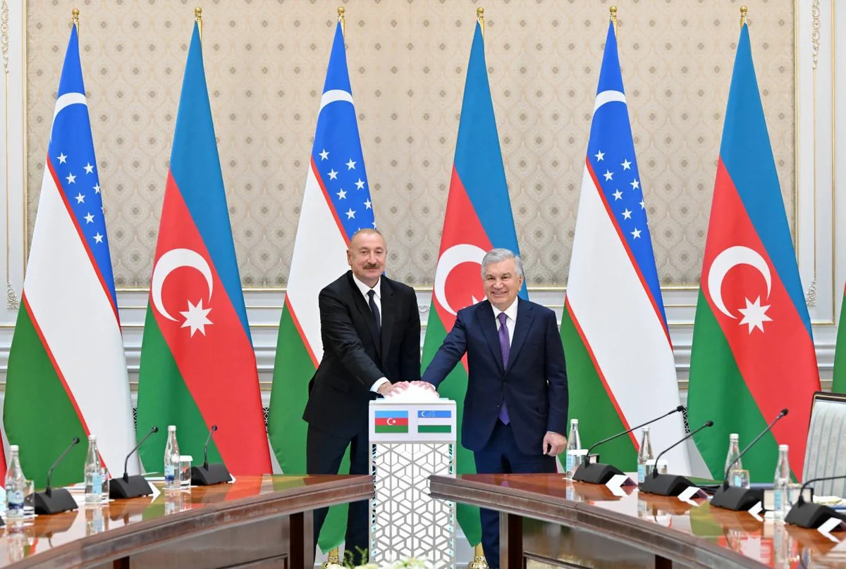 Azərbaycan və Özbəkistan prezidentlərinin iştirakı ilə "ABB Davr" Bank layihəsinin açılışı olub