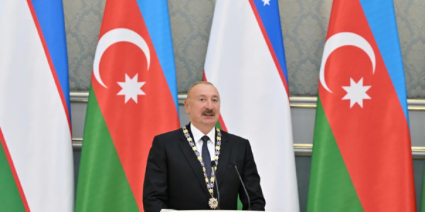 İlham Əliyev: Dünyada Qarabağın bərpasında Azərbaycana ilk kömək edən ölkə Özbəkistandır