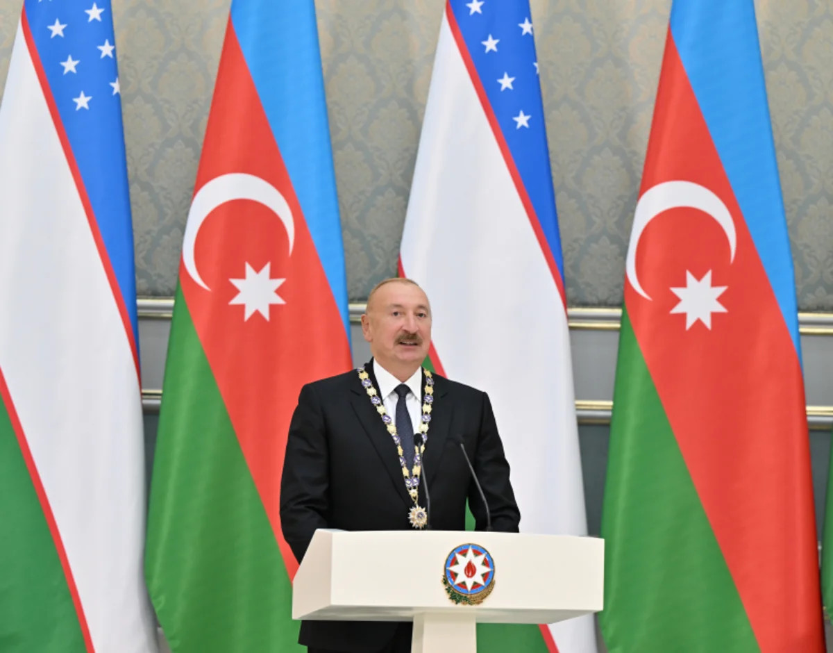 İlham Əliyev: Dünyada Qarabağın bərpasında Azərbaycana ilk kömək edən ölkə Özbəkistandır