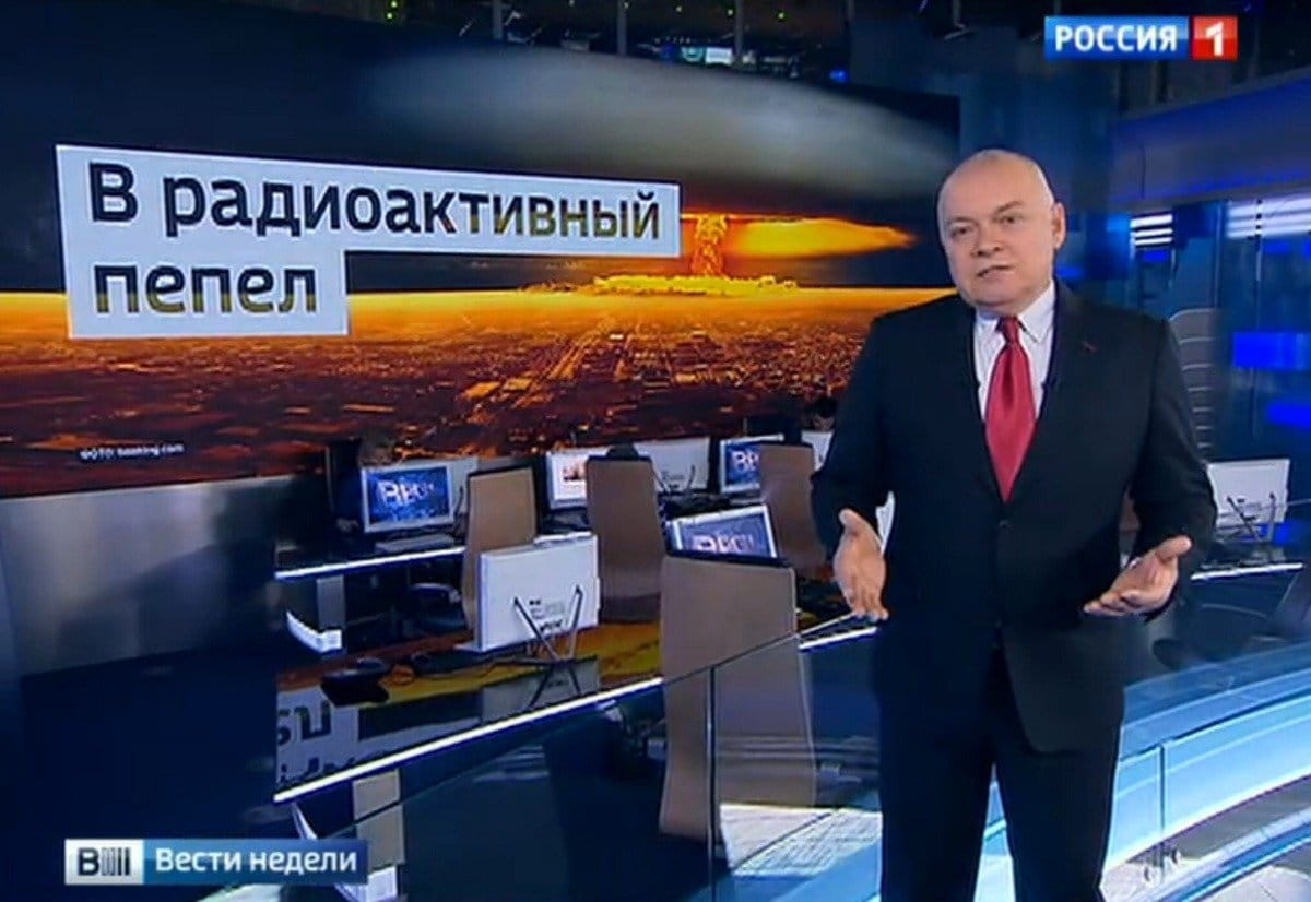 Dmitri Kiselyov “Vesti nedeli” proqramından gedir