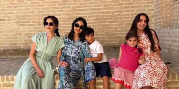Leyla Əliyeva Buxaradan görüntülər paylaşıb
