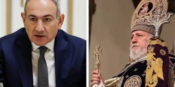 Paşinyan katolikosa hücum edib