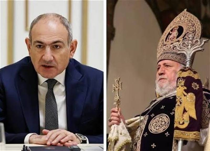 Paşinyan katolikosa hücum edib