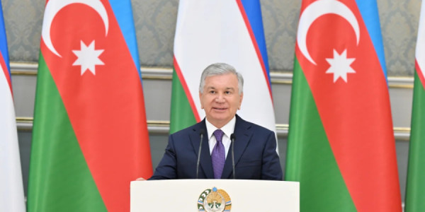Mirziyoyev: Azərbaycan İlham Əliyevin rəhbərliyi ilə beynəlxalq arenada böyük uğurlar qazanır