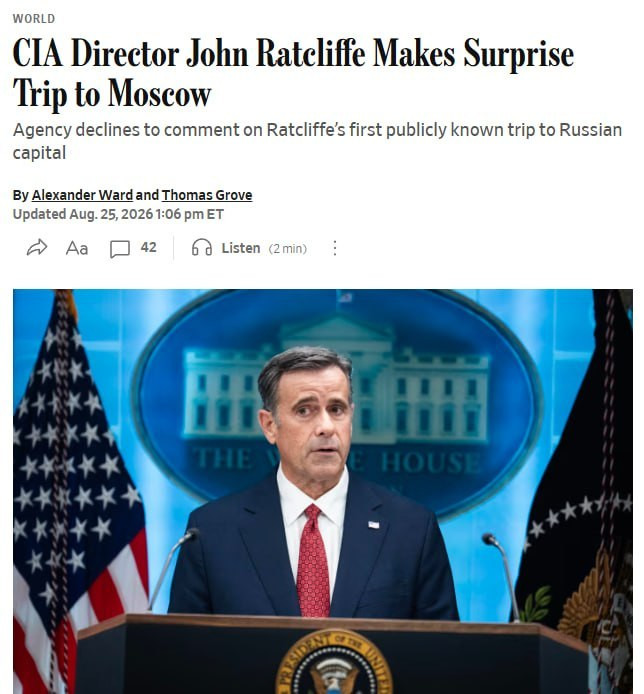 CIA rəhbərinin Moskvaya səfərinin əsl səbəbi məlum olub