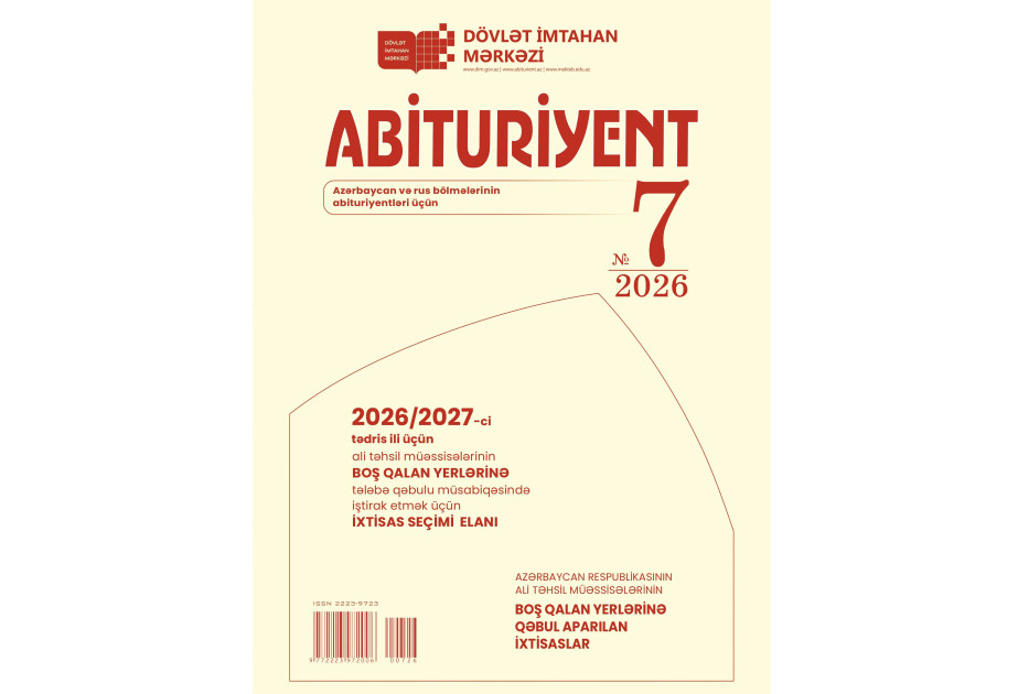Abituriyentlərin GÖZLƏDİYİ jurnal