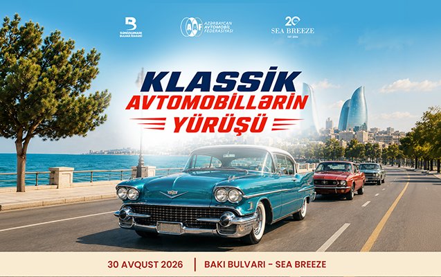 Həftəsonu klassik avtomobillərin yürüşü və sərgisi olacaq