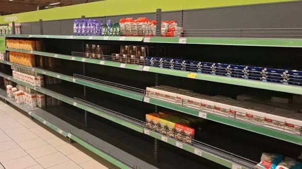 Ukraynanın iki şəhərində ərzaq qıtlığı yaşanır