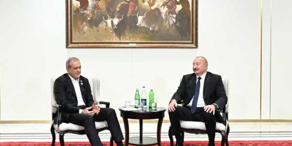 Bişkekdə Azərbaycan və İran prezidentlərinin görüşü keçirilib -