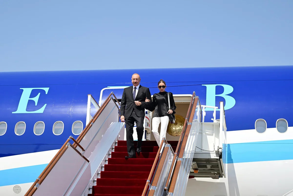 Prezident İlham Əliyevin Qırğızıstan səfəri başladı