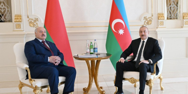 Bişkekdə Azərbaycan və Belarus prezidentlərinin görüşü olub
