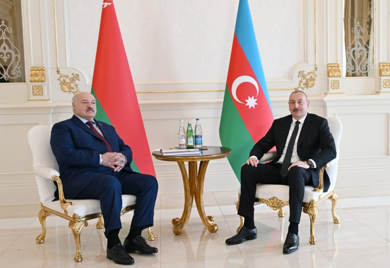 Bişkekdə Azərbaycan və Belarus prezidentlərinin görüşü olub