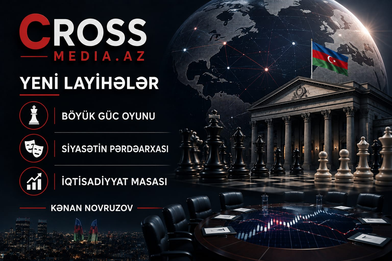 Siyasətdən iqtisadiyyata – Cross Media-da üç yeni layihə başlayır