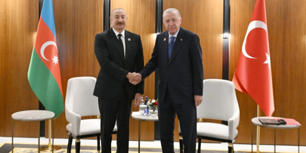 Bişkekdə İlham Əliyevin Rəcəb Tayyib Ərdoğanla görüşü olub