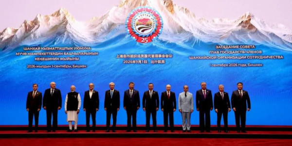 Bişkekdə dövlət və hökumət başçılarına Qırğızıstan Prezidenti adından ziyafət verilib