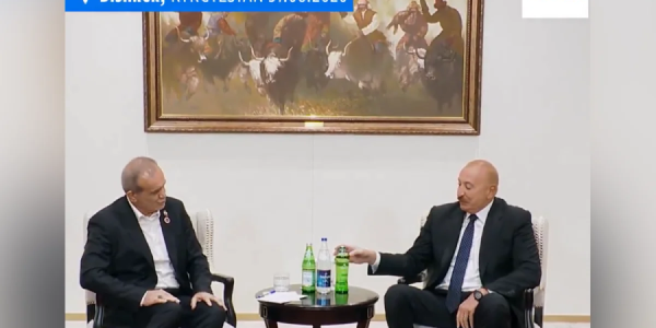 Euronews İlham Əliyevin Məsud Pezeşkianı İstisuya qonaq etməsini yayımlayıb