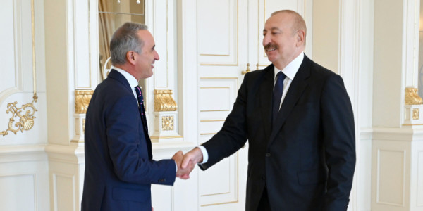 Prezident İlham Əliyev ATƏT Parlament Assambleyasının prezidentini qəbul edib