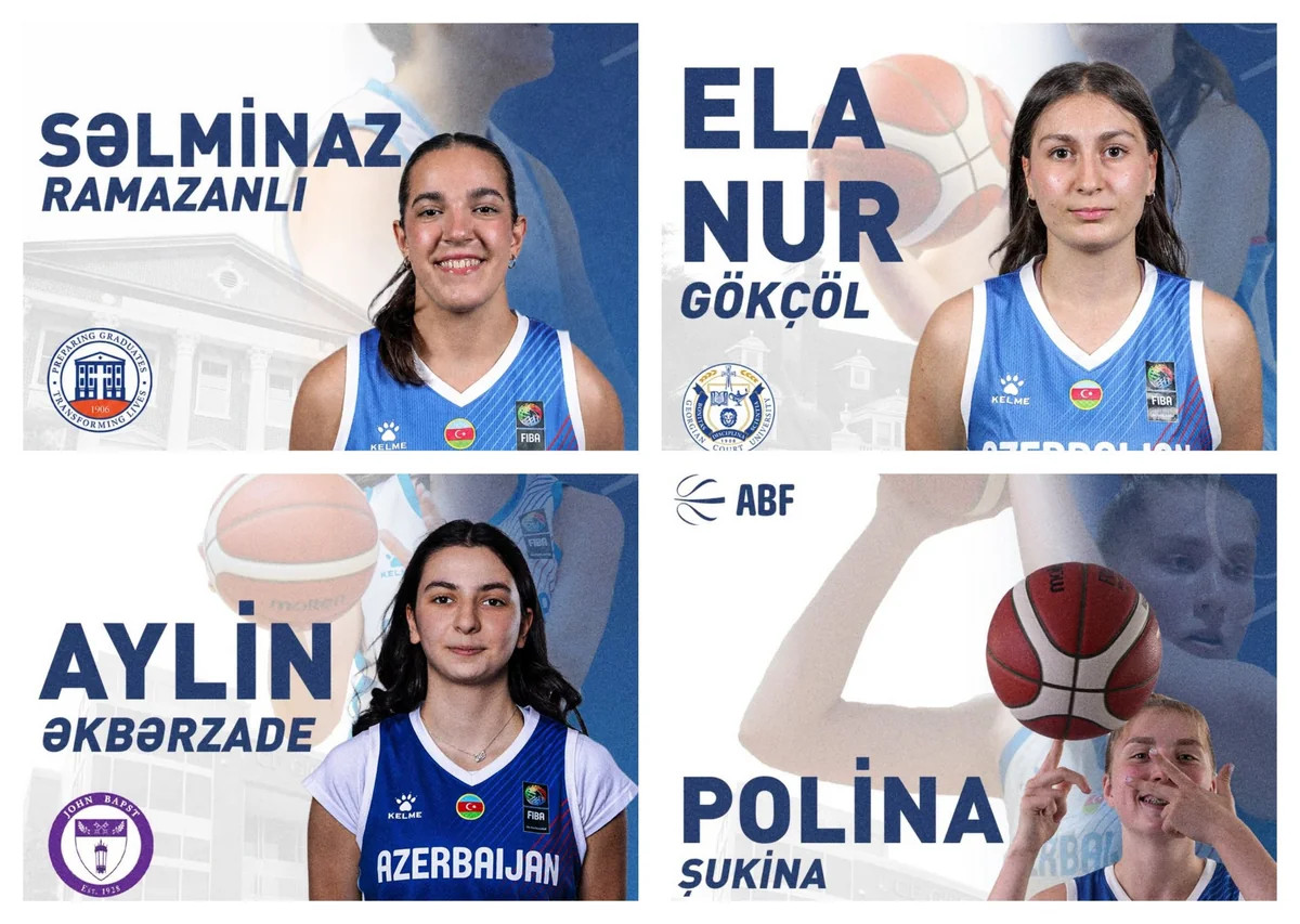 Azərbaycanın qadınlardan ibarət basketbol millisinin 6 üzvü ABŞ-də təhsil alacaq