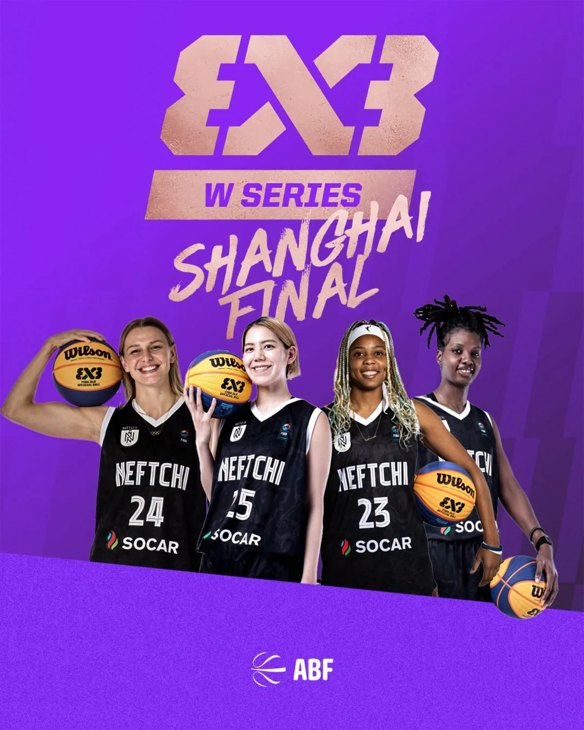 Neftçi SOCAR 3x3 basketbol komandası FIBA Qadınlar Seriyasının mövsüm finalında çıxış edəcək