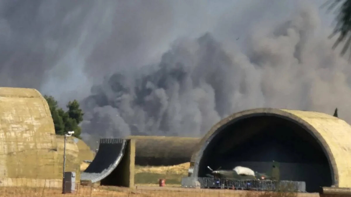 Aviaşouda gözlənilməz qəza: Yunanıstanın F-4 qırıcısı qəzaya uğradı