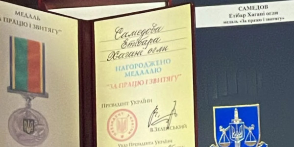 Zelenski Azərbaycan əsilli prokuroru təltif edib