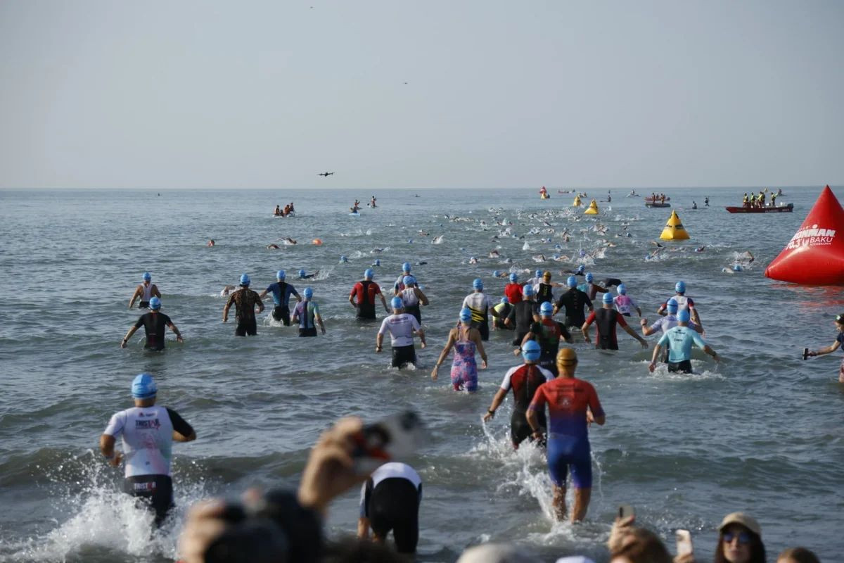 Üç azərbaycanlı atlet "Alufar IRONMAN 70.3 Baku" triatlon yarışının qalibi olub