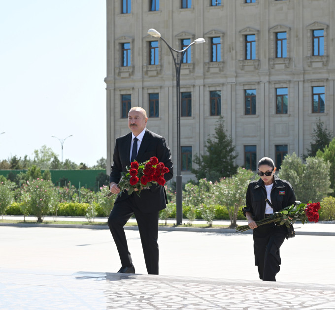Prezident İlham Əliyev Hərbi Dəniz Qüvvələrində olub