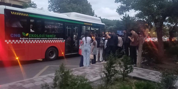 Ekspres avtobuslarda gecikmə -