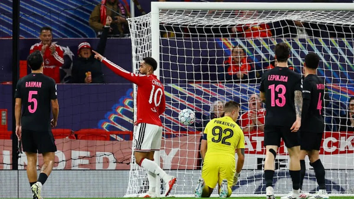 UEFA Çempionlar Liqası: "Mançester Yunayted" "Sabah"la oyunda hesabı açıb -