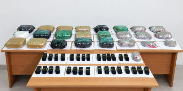 İrandan Azərbaycana 84 kiloqramdan çox narkotikin keçirilməsinin qarşısı alınıb