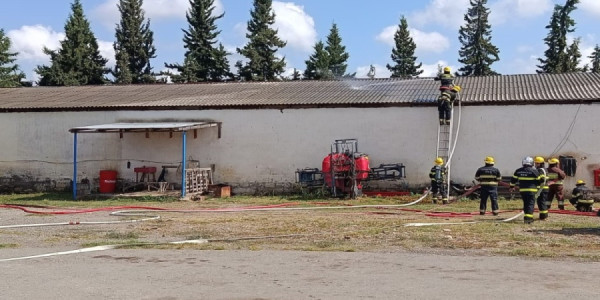 FHN Ağdamda yanğın-taktiki təlim keçirib