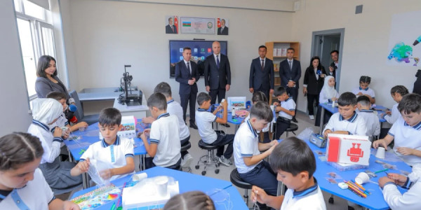 Nehrəmdə yeni məktəb istifadəyə verilib