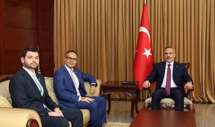 Hakan Fidan Ramil Həsəni ilə görüşdü