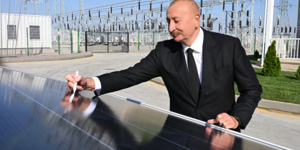 Prezident İlham Əliyevin “Qobustan” Günəş Elektrik Stansiyasının açılışından maraqlı görüntüləri