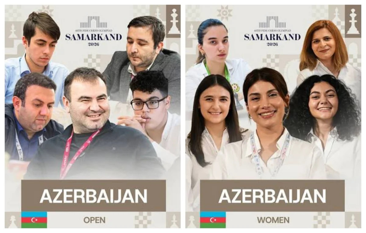 Azərbaycan yığmaları Şahmat Olimpiadasında mübarizəyə başlayır