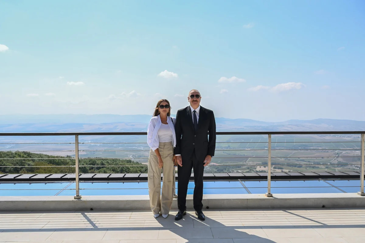 İlham Əliyev Şamaxıda "Meysari Grand Hotel & SPA" kompleksinin açılışını edib