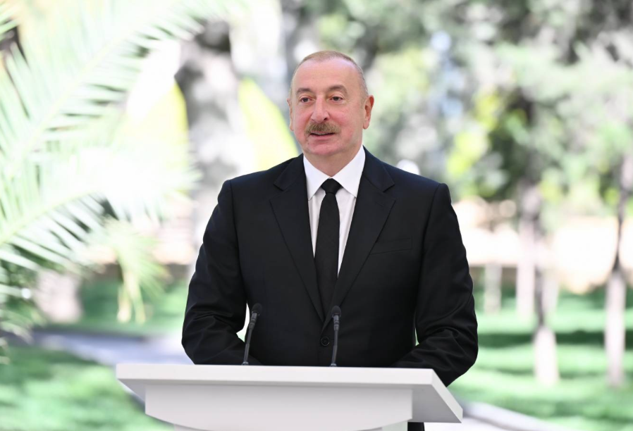 İlham Əliyev Şamaxıda "Meysari Grand Hotel & SPA" kompleksinin açılışını edib