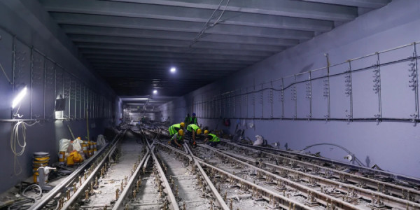 Metronun "Həzi Aslanov" stansiyasının dalanında əsaslı yenidənqurma işləri yekunlaşır
