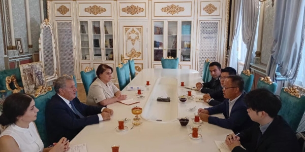 AMEA prezidenti İsa Həbibbəyli Çin Sosial Elmlər Akademiyasının nümayəndə heyəti ilə görüşüb